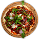 Spicy Chicken Beef & Jalapeno Pizza 