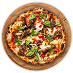 Spicy Beef & Jalapeno Pizza 