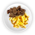 Chips & Cheese With Doner Meat 