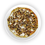 10" Garlic Bread With Cheese & Mushroom 